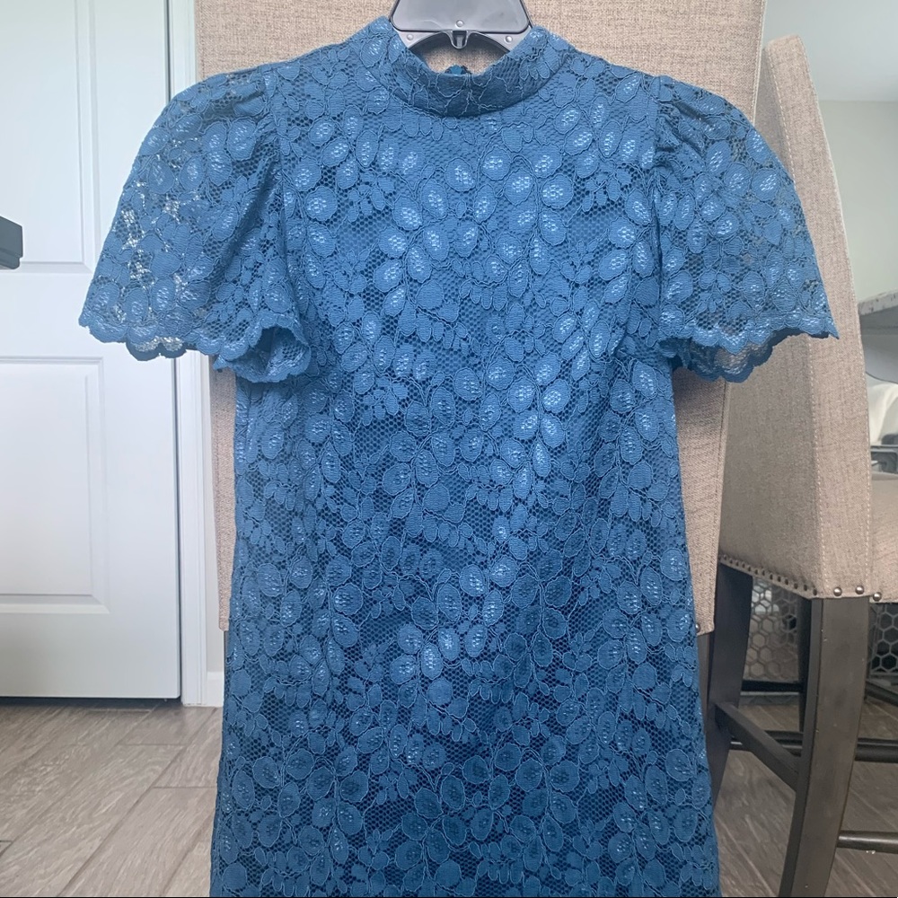 Eliza J Lace A Line Dress